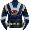 Suzuki GSXR Classic Leather Motorcycle Jacket 